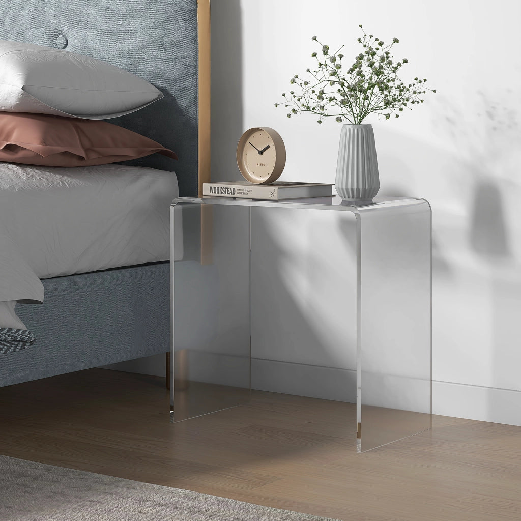 Tavolino da Salotto in Acrilico ¨C Zephmum ¨C 53.5x30.5x53.5 cm Trasparente
