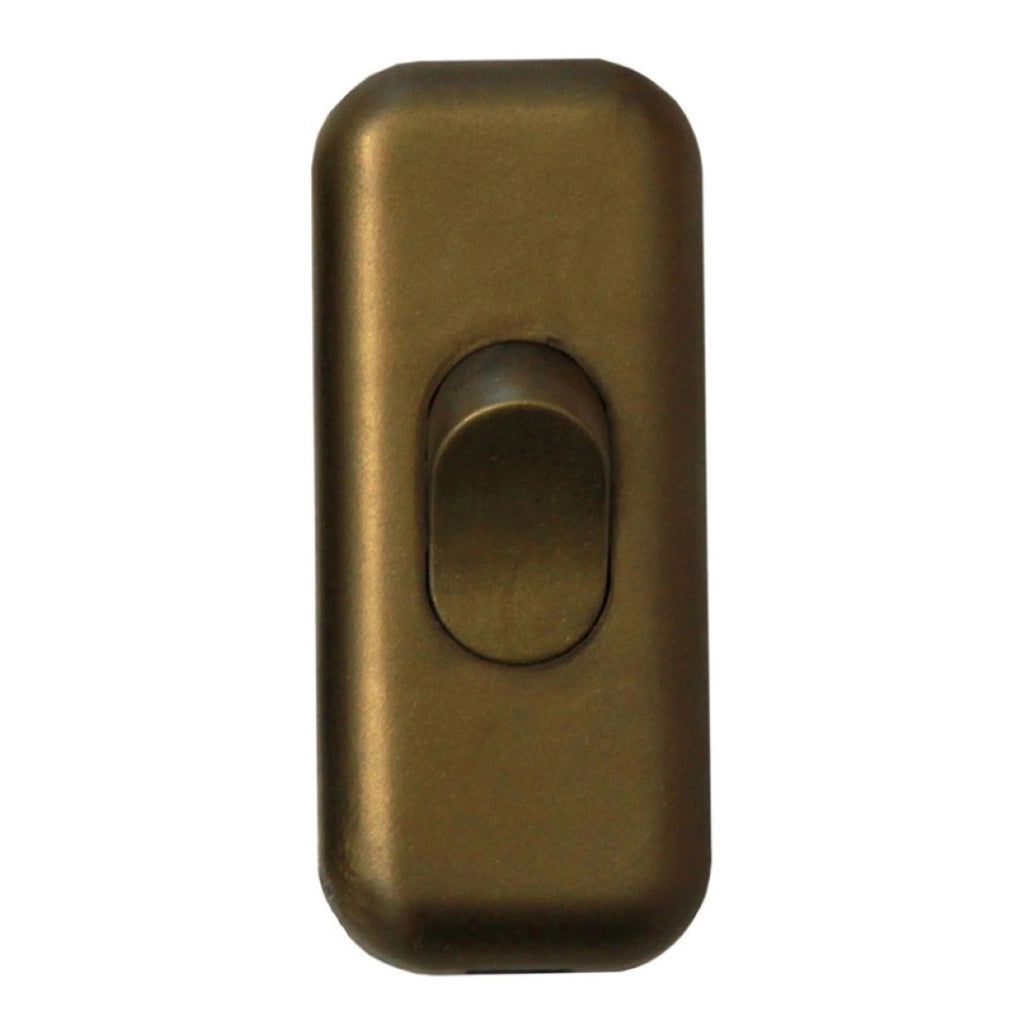 Interruttore Passafilo Unipolare Peretta 250V 2A Oro Set 3 Pezzi - Electraline