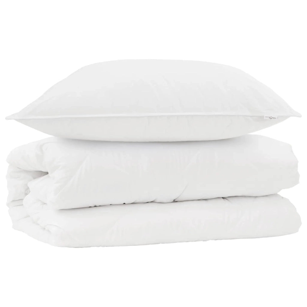 Set di Piumoni con cuscino 2 pcs Bianco Microfibra 3376828