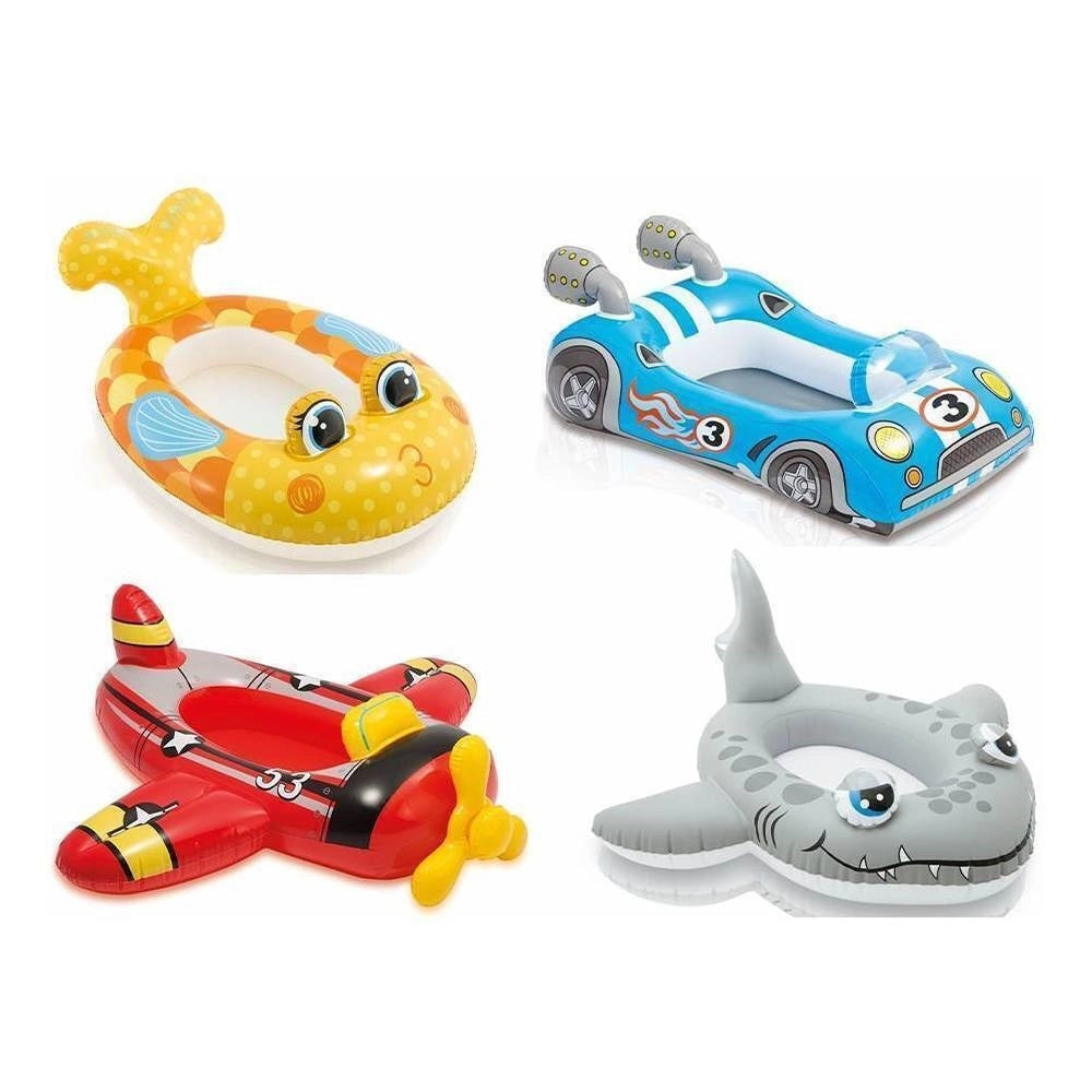 Trade Shop - Canotto Gonfiabile Bambini Canottini Piscina Mare Estate Modelli Assortiti 59380 -