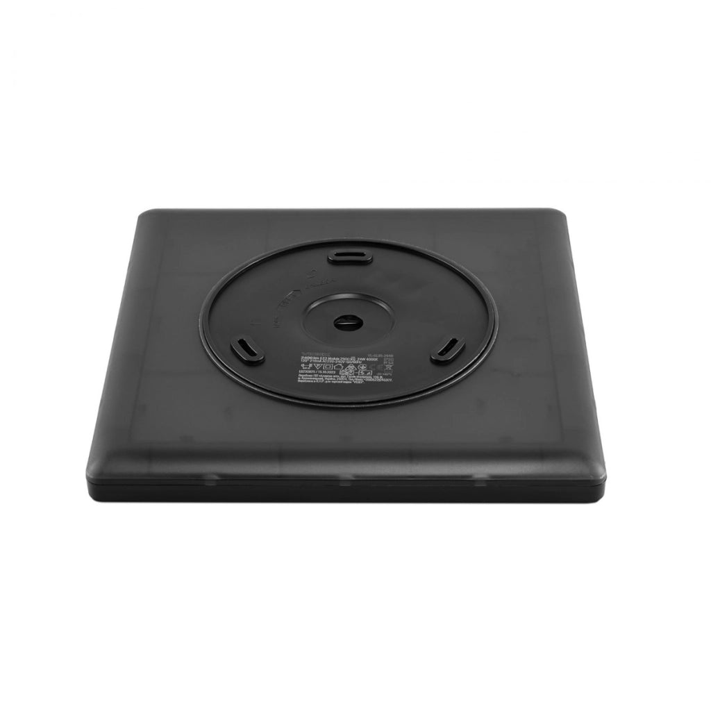 Plafoniera LED quadrata nera 24W 4000K Videx