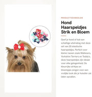 Accessori per animali - Spille per capelli 20 pezzi - Spille per capelli elastiche - Accessori per gatti/cani - Materiale: poliestere - Lunghezza: circa 4 cm
