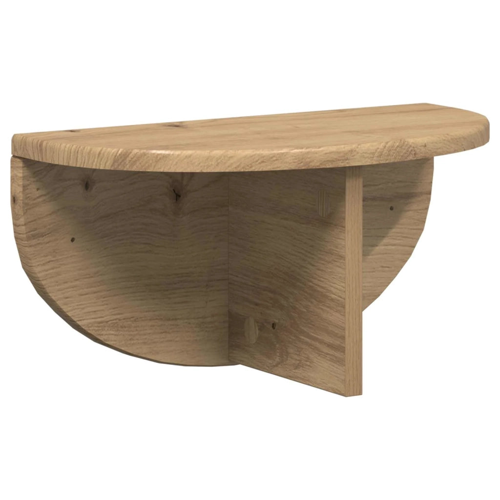 Scaffale da parete | Ripiano a parete | Mensola a parete Rovere artigianale 38 x 19 x 19 cm