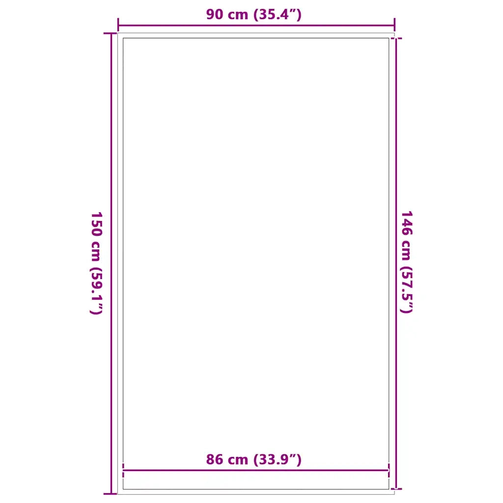 Zerbino | Tappetino Marrone 90x150 cm