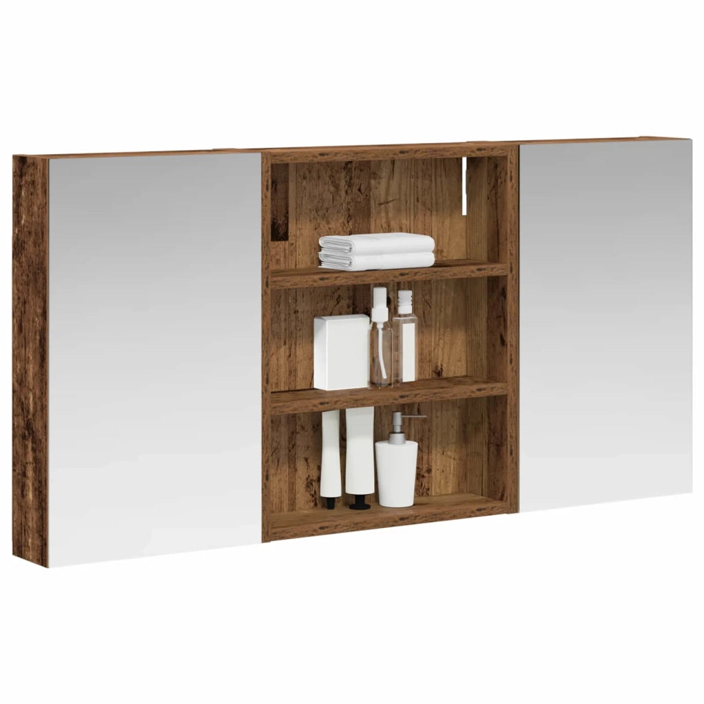 Set di Armadi da Bagno con lo scaffale 3 pcs 100 x 10,5 x 50 cm 3403686