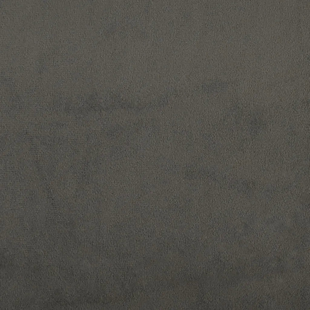 Materasso a Molle Insacchettate Rigidità Media Grigio Scuro 90x190x20 cm in Velluto 347709