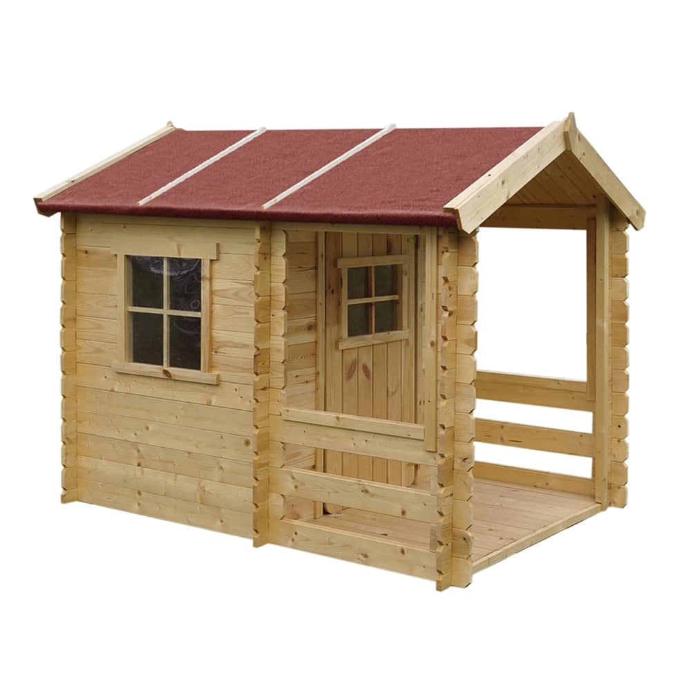Casetta legno per bambini - L182xL146xA145cm/ 1.1m2 - Timbela M501A