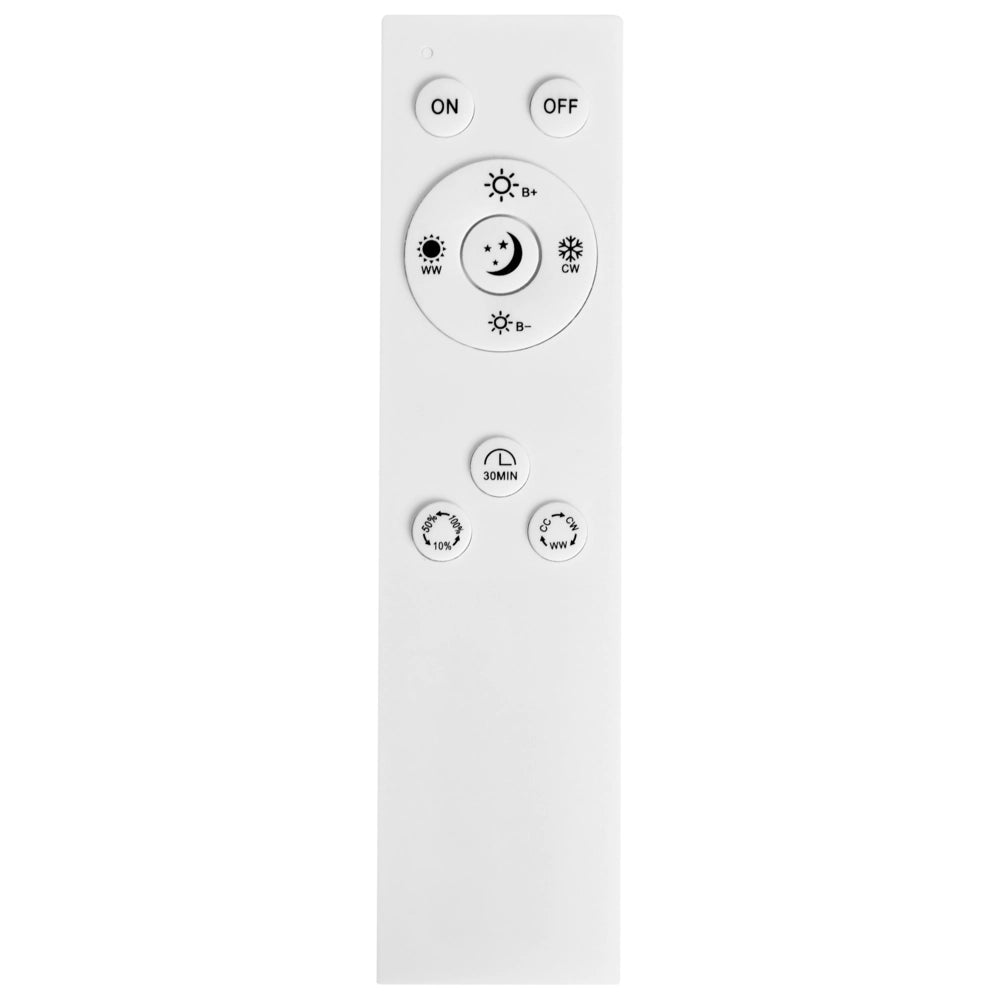Plafoniera LED Argento a Pannello con Telecomando per Montaggio a Soffitto