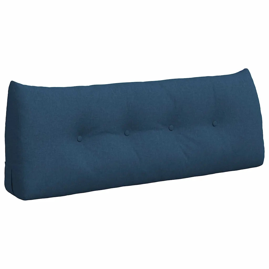 Cuscino per Schiena Blu 120 x 24 x 50 cm Tessuto 42014478