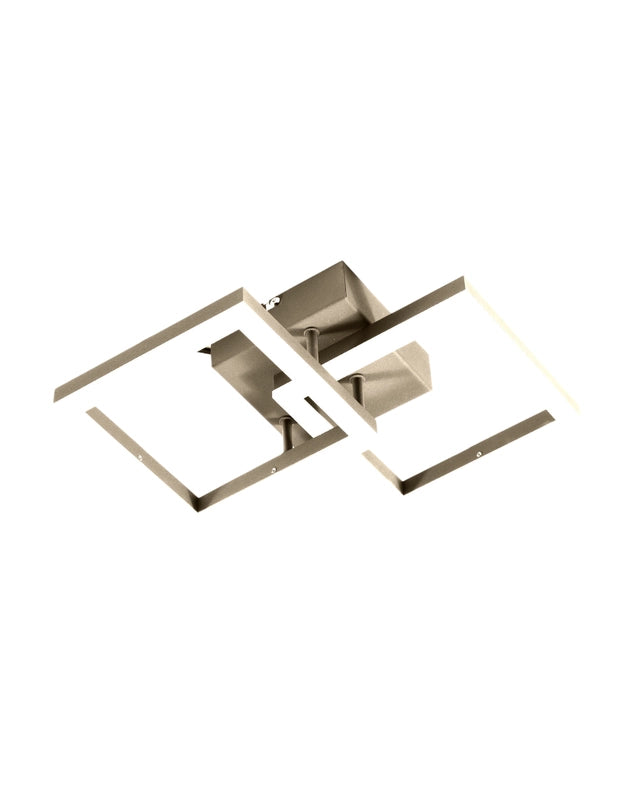 Plafoniera BARD a led moderna 21W oro opaco 3394-28-225 Fabas Luce