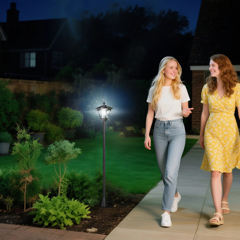 Lampada da Giardino Solare LED ¨C Minimal ¨C 120 cm Nero