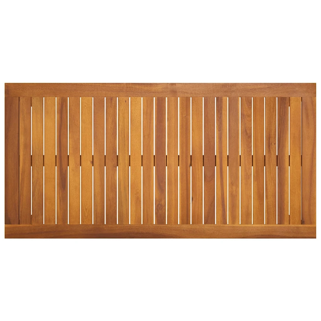 Tavolo da Giardino | Tavolino da esterno 110x55x67 cm Legno Massello d'Acacia
