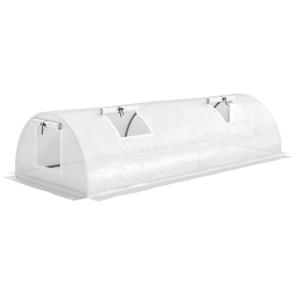 Serra con finestra avvolgibile, tetto arrotondato, resistente all'inverno, serra in alluminio realizzata in acciaio, idrorepellente, serra per