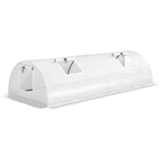 Serra con finestra avvolgibile, tetto arrotondato, resistente all'inverno, serra in alluminio realizzata in acciaio, idrorepellente, serra per