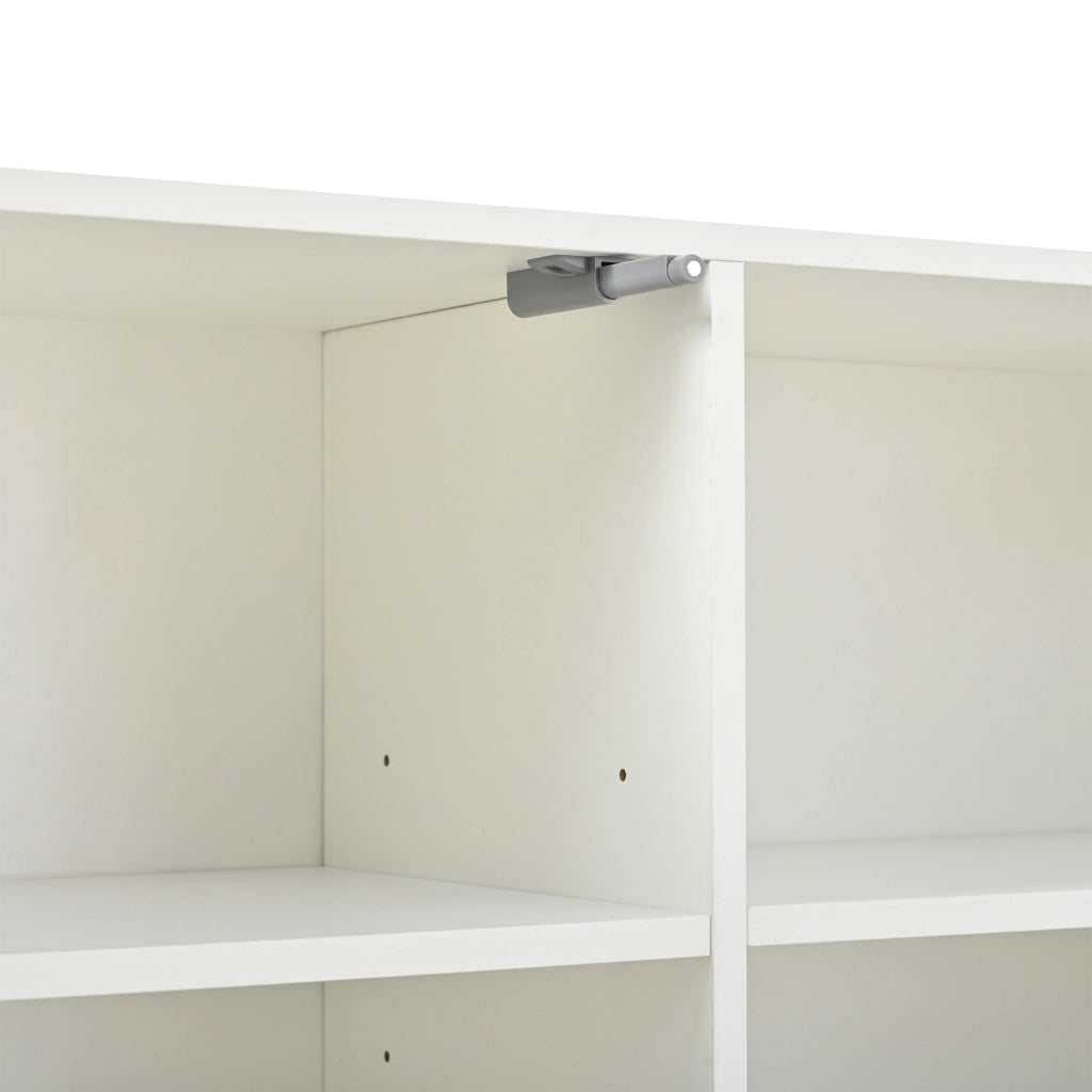 MADIA 160x35x60 cm 3 ante Bianco in truciolato con 6 vani