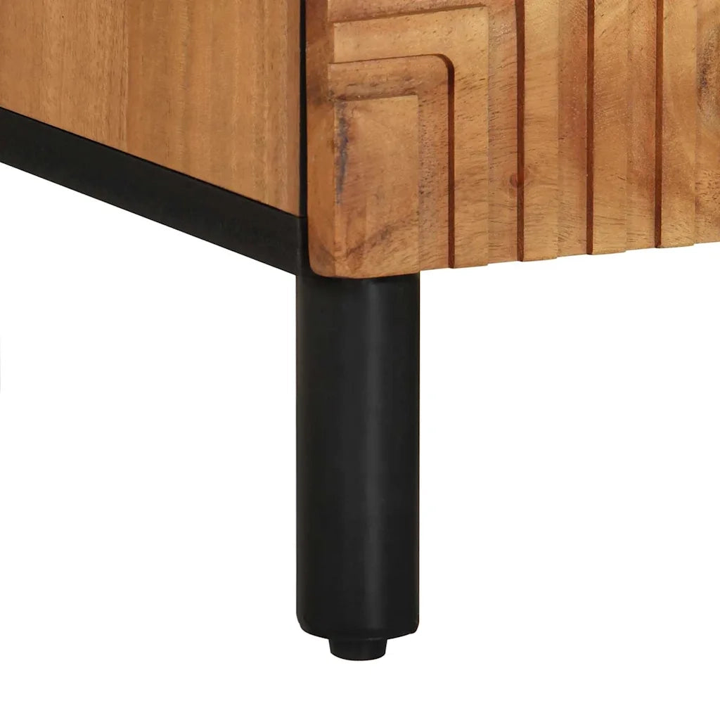 Mobile TV | Armadietto TV | Mobile Porta TV Marrone 100 x 33,5 x 46 cm Legno di mango massello