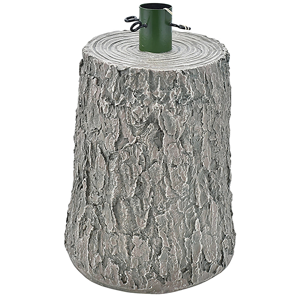 Base Supporto Albero Natale Chiaro Tronco Natalizio Attacco Universale H 46 cm