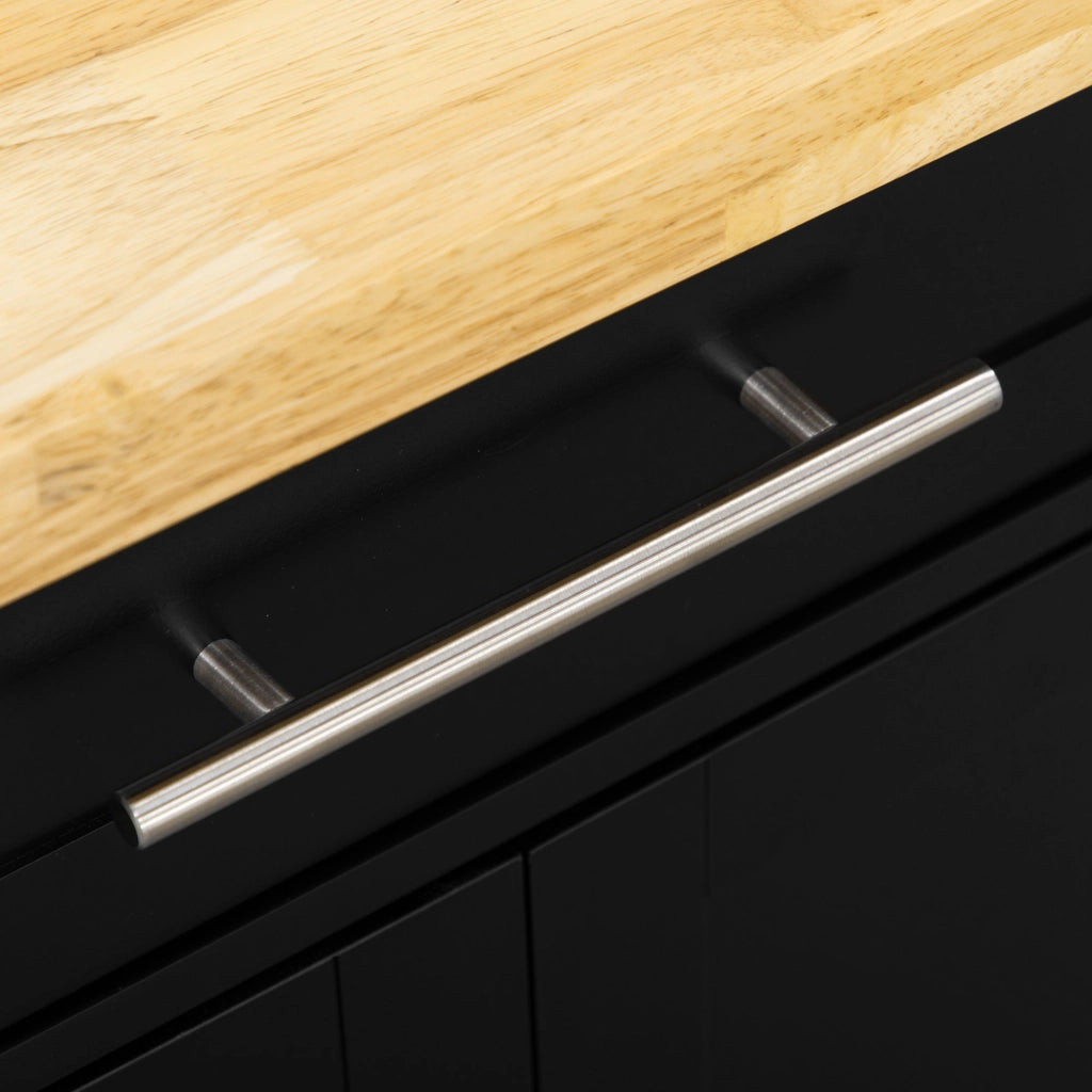Carrello da Cucina con Piano di Lavoro e Portaspezie ¨C MINIMAL ¨C 109x40x89 cm