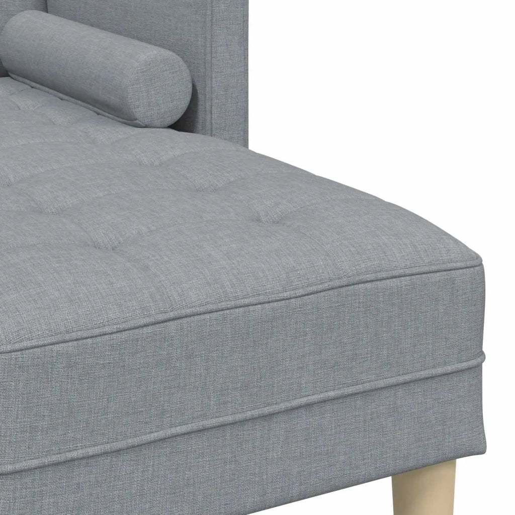 Set di divani 2 pz Grigio chiaro Poliestere 3329252