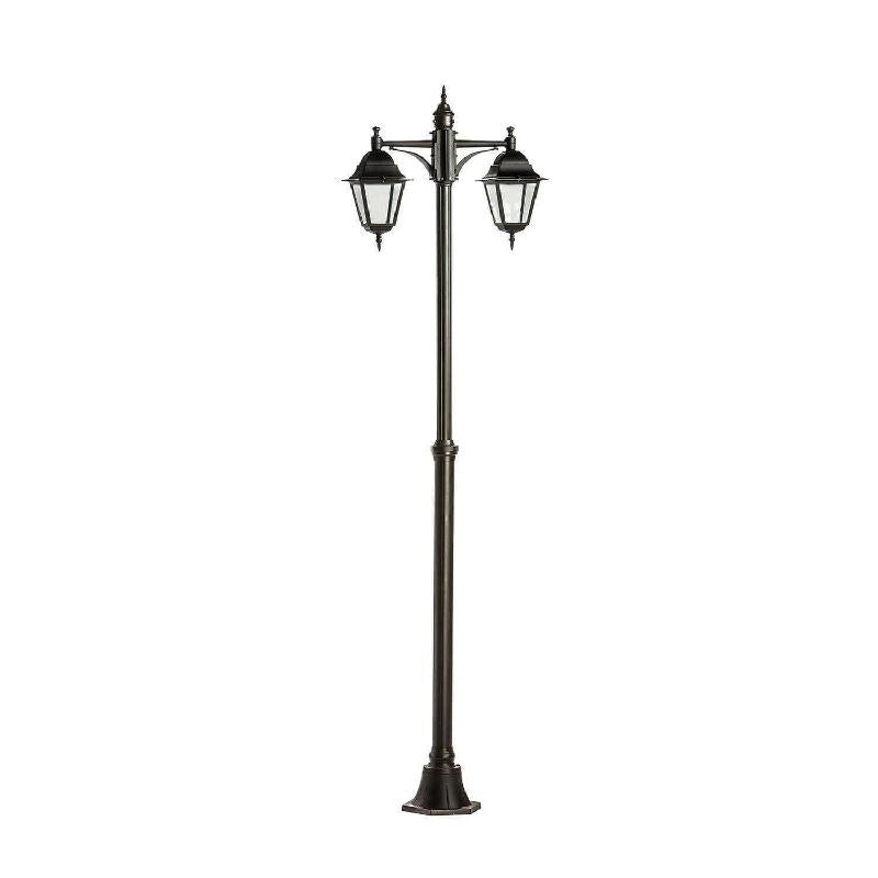 LAMPIONE 'EOLO' 2 LUCI Nero