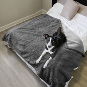 Deke per cani impermeabile, cuscino per cani lavabile con piumino e antiscivolo con morbida coperta sherpa per cani gatti 203 x 152 cm