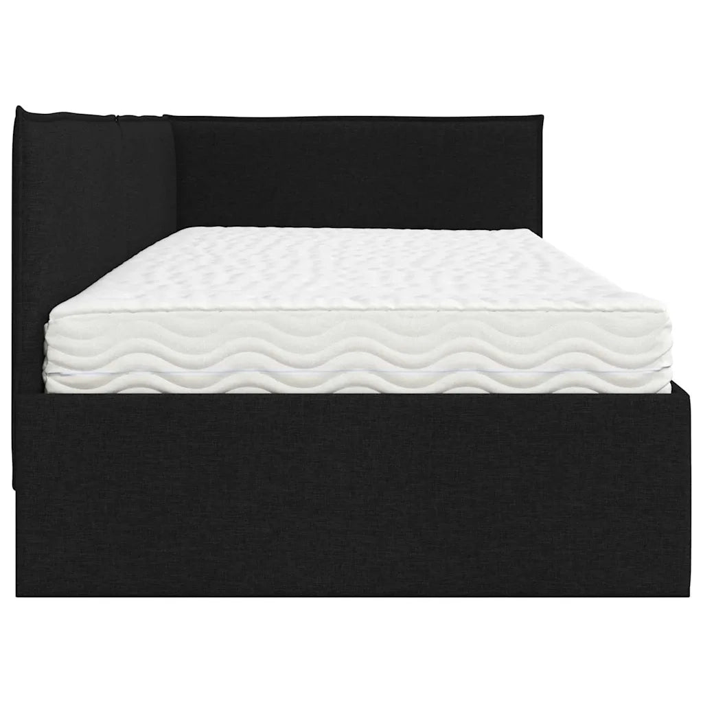 Struttura Letto Angolare con Materasso 2 pcs Verde Velluto 3394007