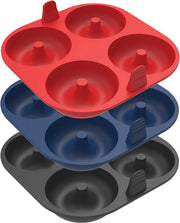 Forme a donut in silicone per air fryer - 3 pezzi 8 cm forme per cuocere facilmente