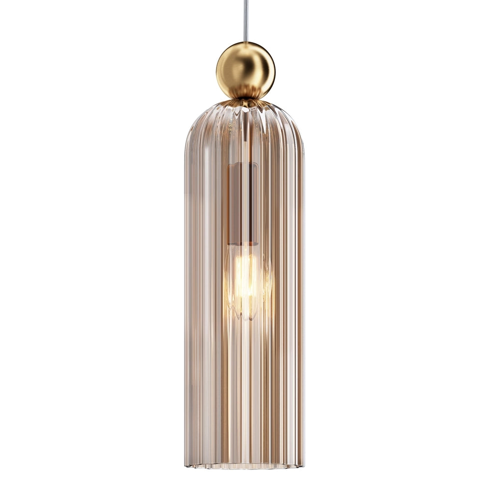 Lampada a sospensione Maytoni Antic ottone vetro E14