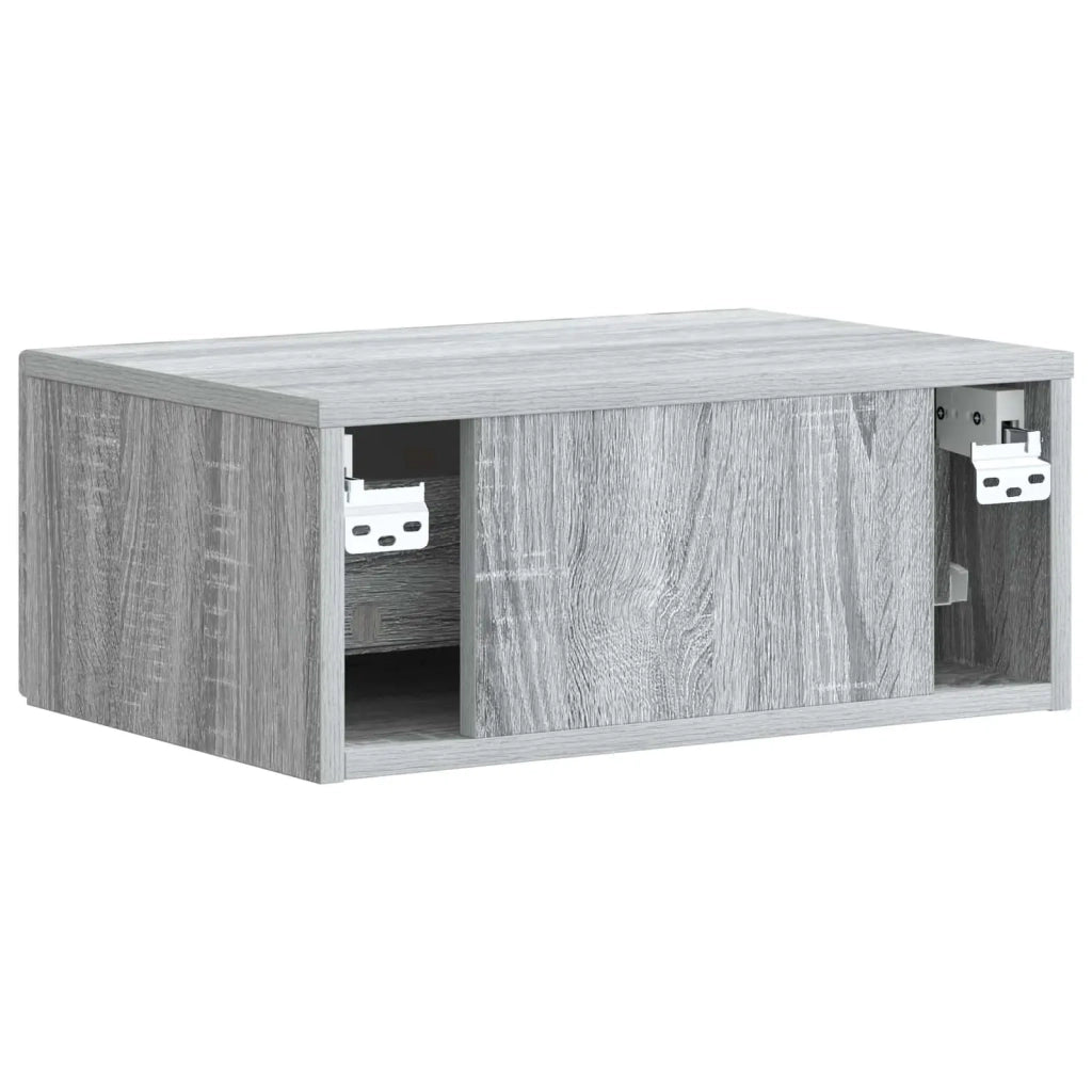 Armadio da Notte Grigio Sonoma 49 x 34,5 x 20 cm 897947