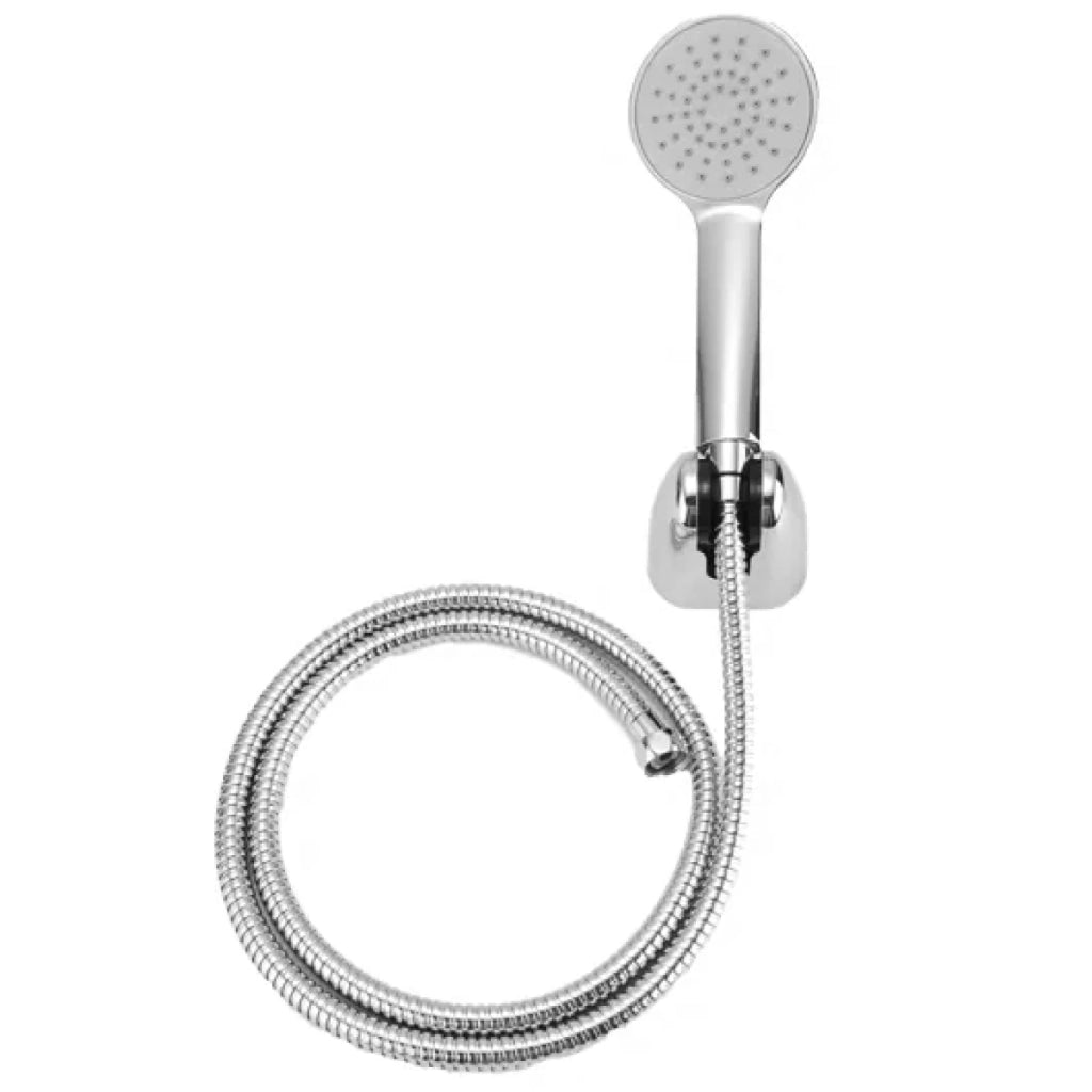 SET DOCCIA CON SUPPORTO IN ABS CROMATO MODELLO SUN 1 GETTO   Idroweb