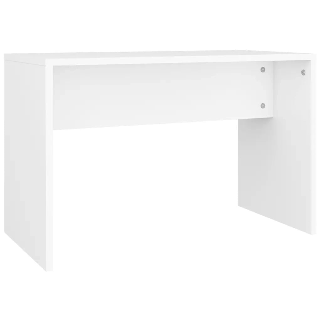 Set Tavolo da Toeletta | Tavolo da Trucco Bianco 86,5x35x136 cm