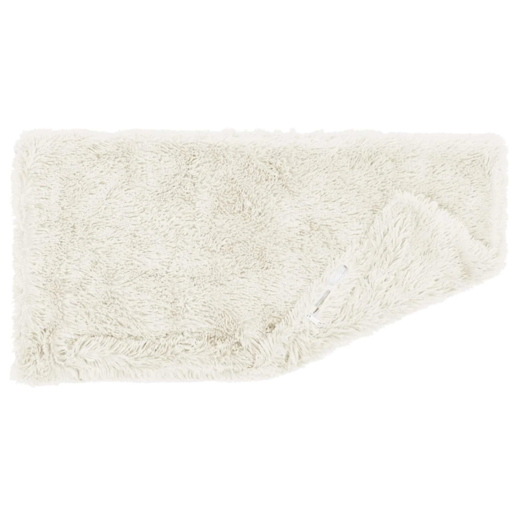 Cuscino con cuscino HEERLEN 2 pz Bianco Fleece PV 927482