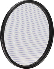 Effetto Anamorfico da 82 mm - Strisce Blu e Oro - Effetto Cinematografico - Vetro Ottico - Blu Strisce.