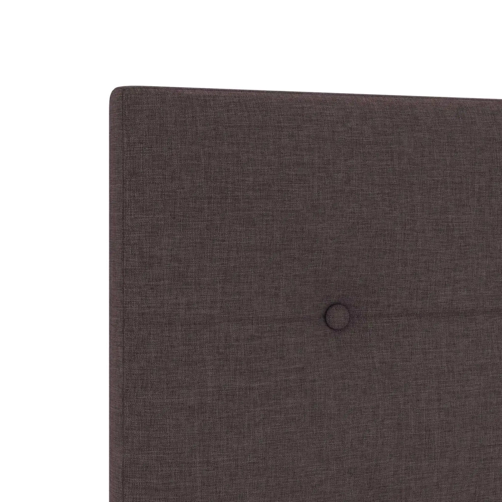 Letto Box Spring LED con Materasso Marrone Scuro 80 x 200 cm 3455730