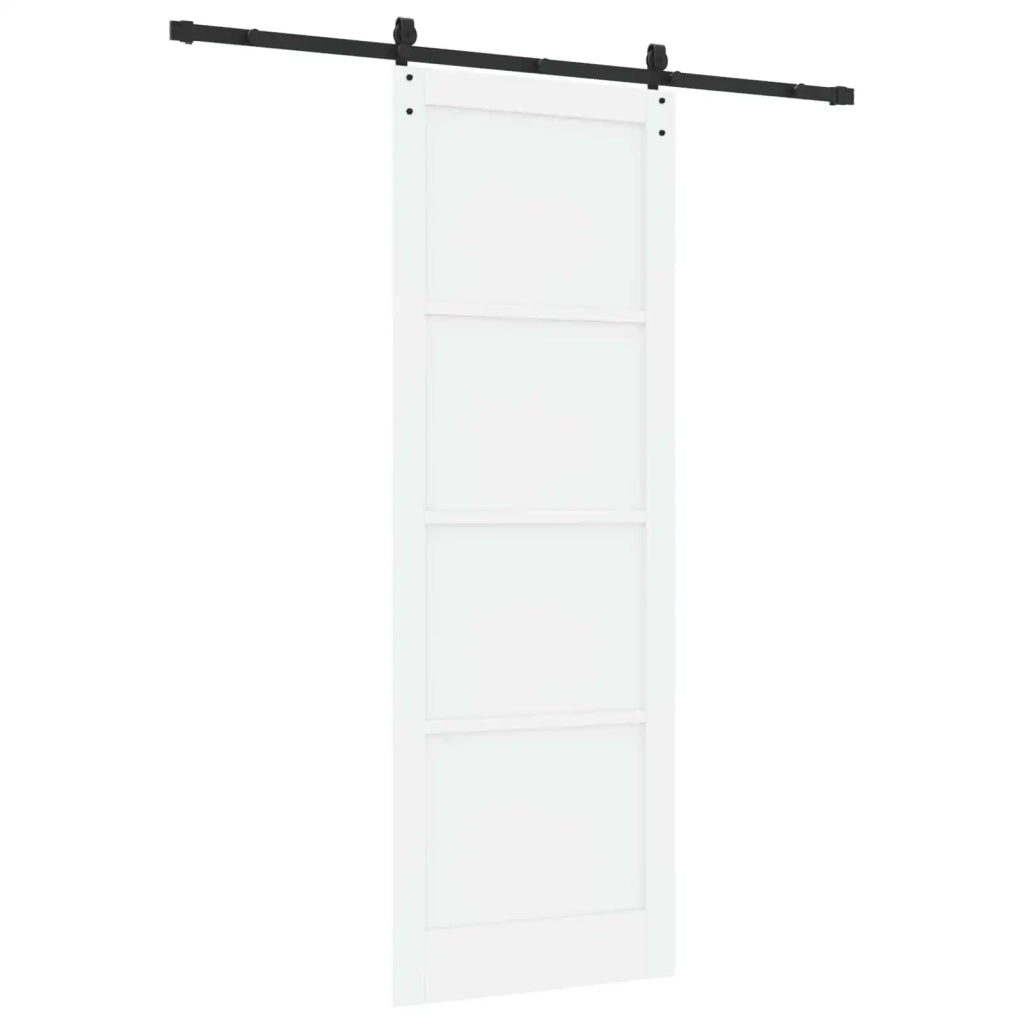 Porta scorrevole ORKDAL Bianco e Nero 83 x 232 cm 3445581