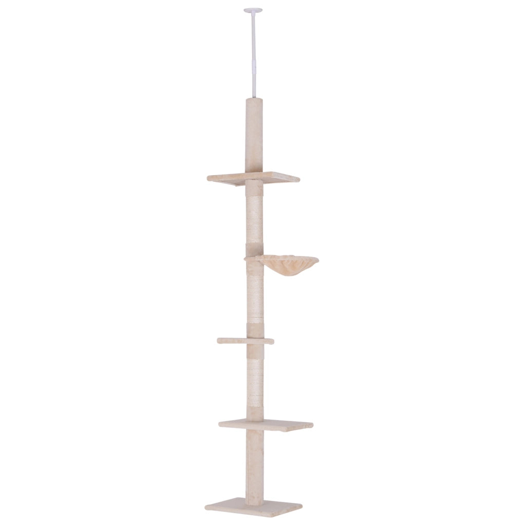 TIRAGRAFFI da soffitto regolabile H230-260 cm Beige in compensato