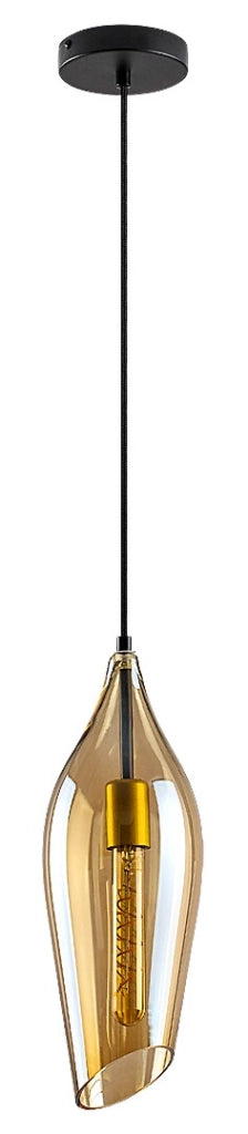 Lampada a sospensione Rabalux Bellini nera Ø14 E27
