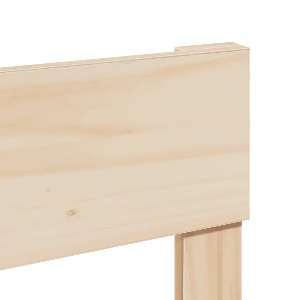 Letto matrimoniale | Letto per adulti | Letto senza Materasso 200x200 cm in Legno Massello di Pino