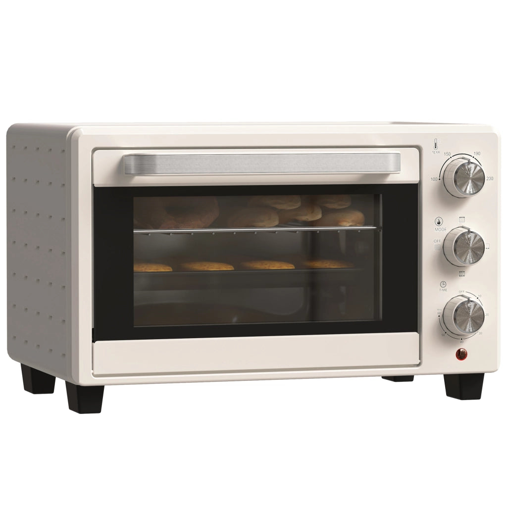 Forno a tostapane 21 litri ¨C zephmum ¨C acciaio inossidabile, vetro, crema