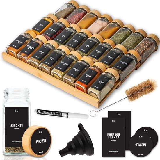 Sistema di Organizzazione per Cassetti - 24 Stuks - Accessori Inclusi
