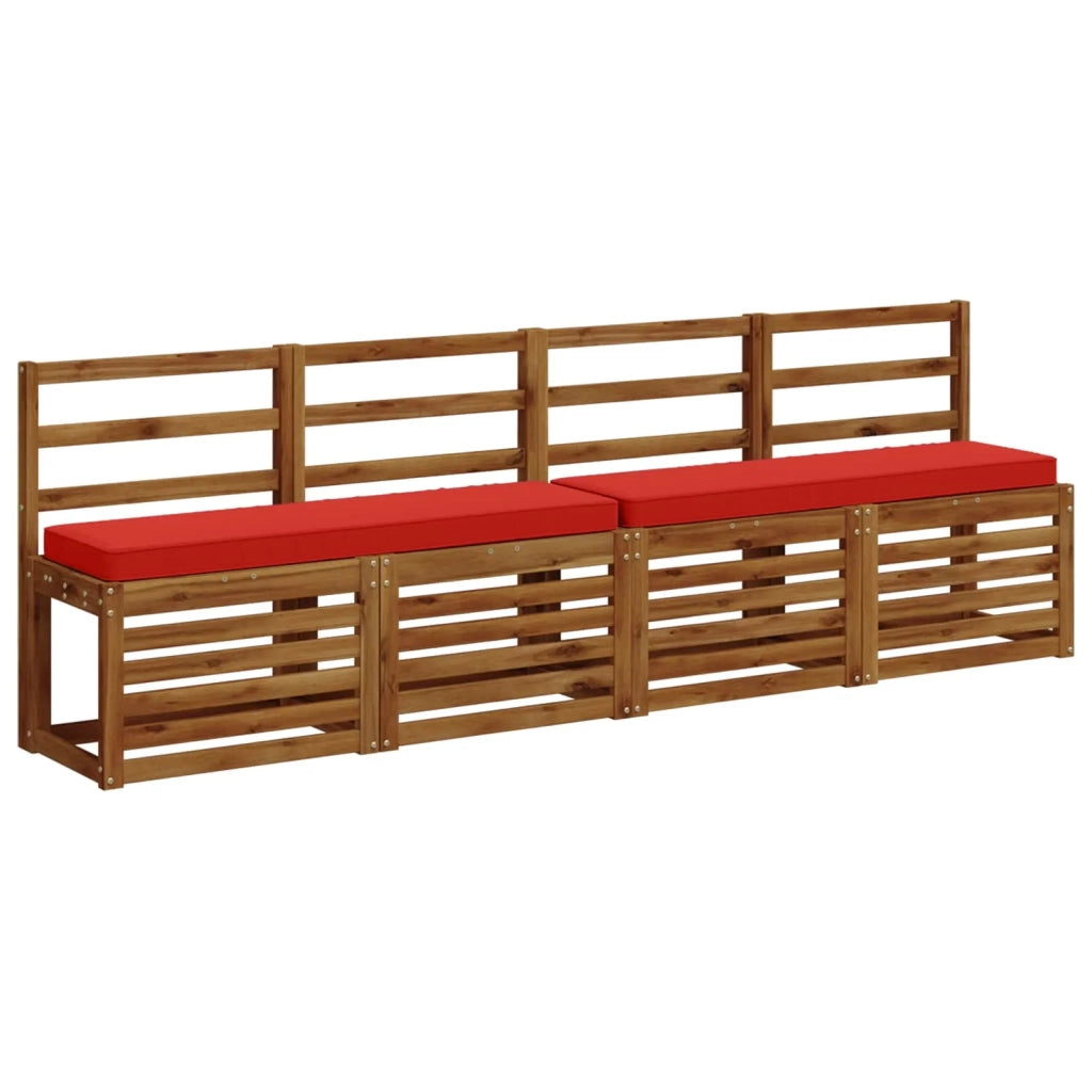 Cuscini per Panchina a 2 Pezzi VUGHT 2 pcs 100% Poliestere 950581