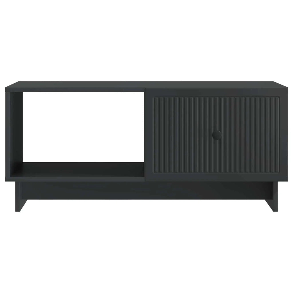 Tavolino da salotto | Tavolino da caff¨¨ | Tavolino da Soggiorno Nero 90 x 50 x 40 cm Legno ingegnerizzato