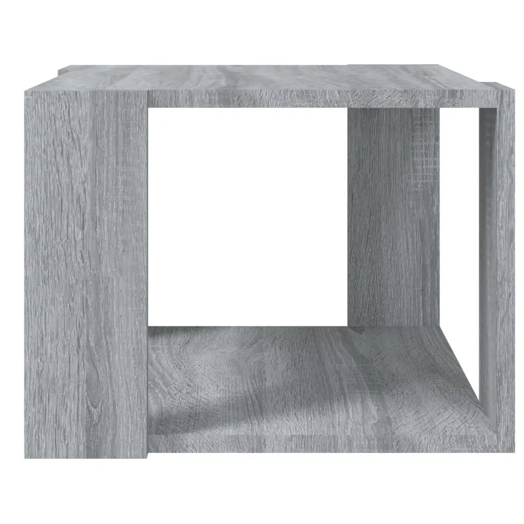 Tavolino Salotto-Tavolino da soggiorno-Tavolo Grigio Sonoma 40x40x30cm Legno Ingegnerizzato