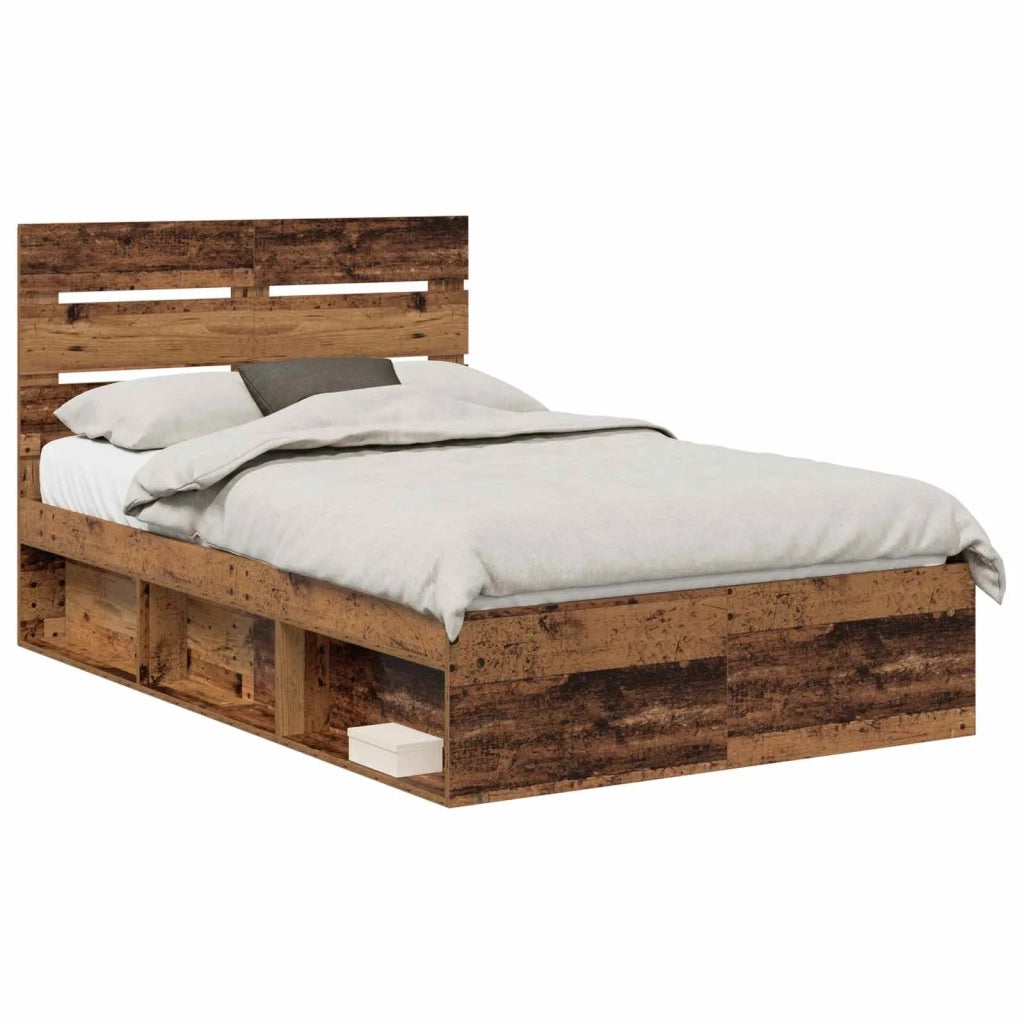 Struttura del letto Legno vecchio 120 x 190 cm Pino massello 3411774