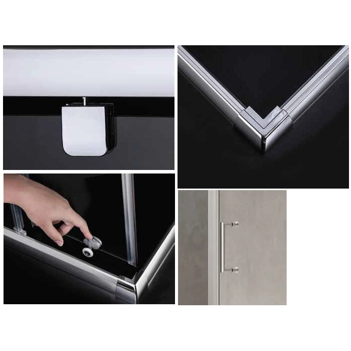 PORTA SCORREVOLE EASY 1 ANTA 116/121XH195CM 6MM