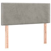 Testiera | Testata Grigio Chiaro 80x5x78/88 cm in Velluto