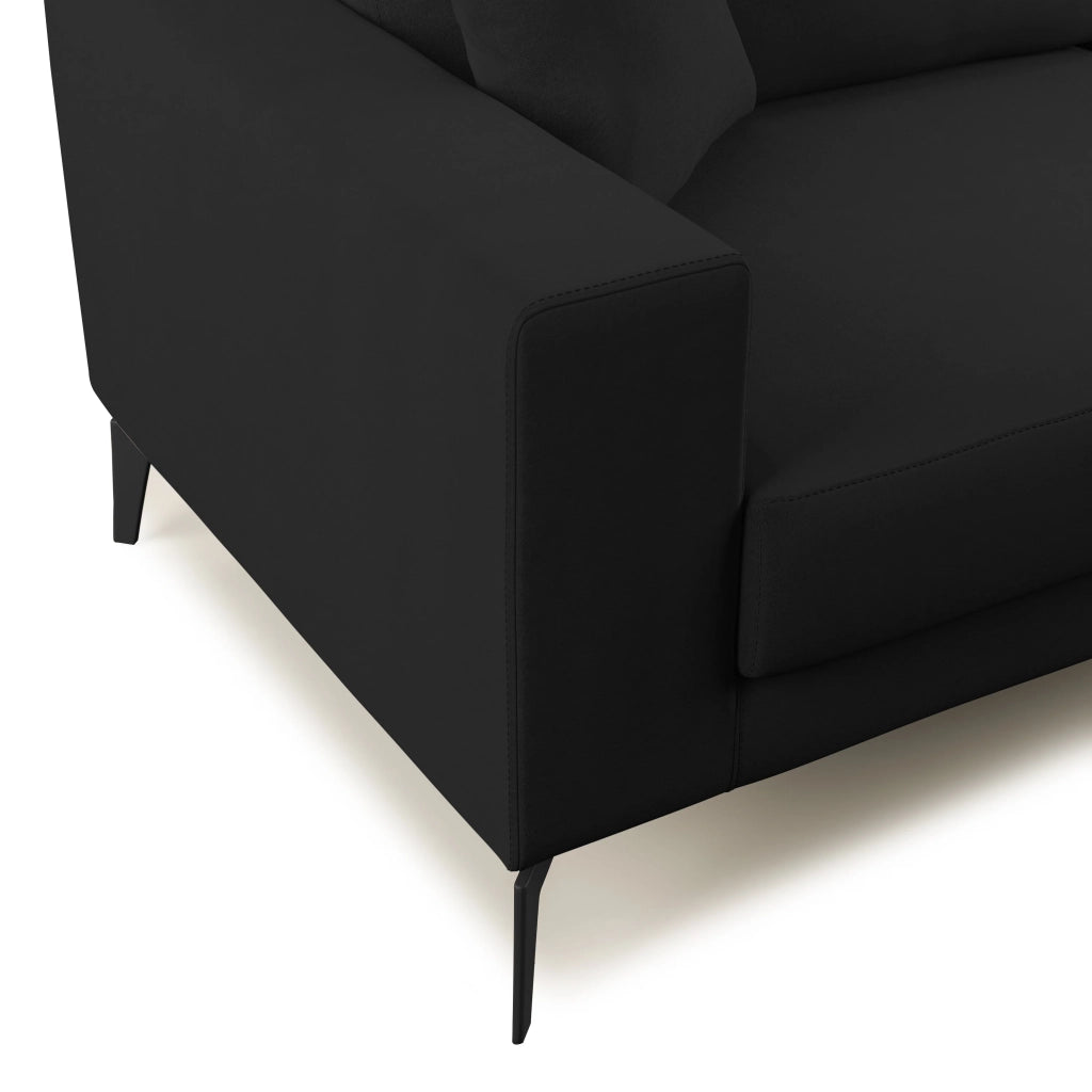 Prestige Divano design moderno T11 186 cm nero