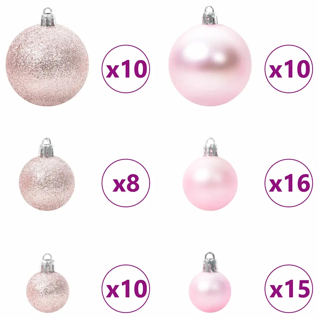 Albero di Natale | Decorazioni natalizie Artificiale Imbiancato con Luci LED 210 cm
