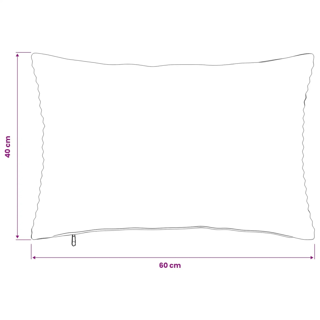 Federa 2 pcs HEERLEN Blu navy 40 x 60 cm corduroy 909223