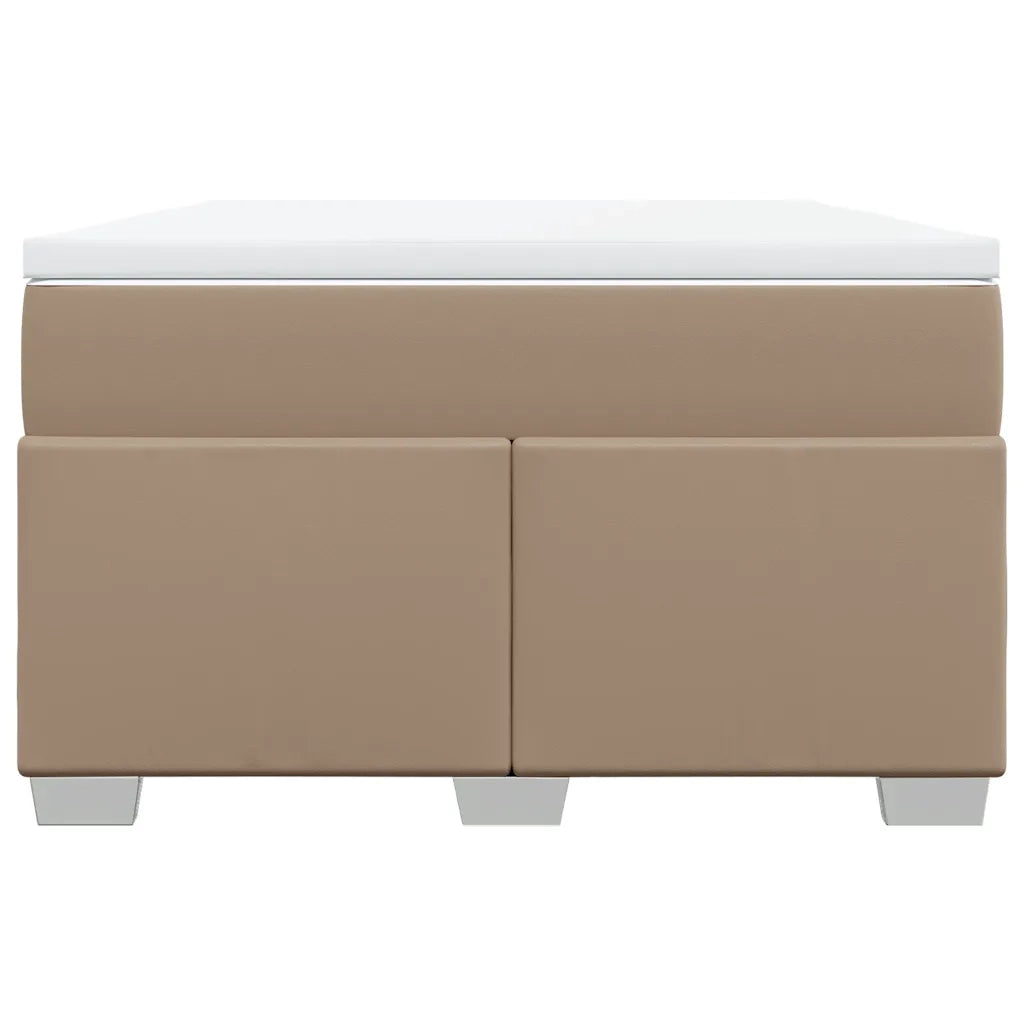 Giroletto a Molle con Materasso Cappuccino 120x190cm Similpelle 3285204